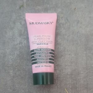 Mudmasky Pearl Polish Superglow Pink Clay Mask